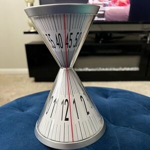 David Dear hour glass clock